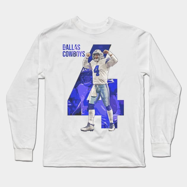 Cmon Cowboys Long Sleeve T-Shirt by elmejikono